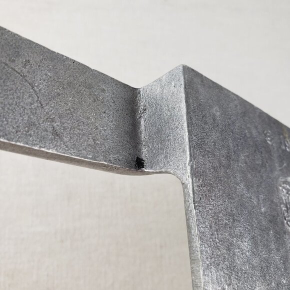 York Metalcrafters 1977 metal cleaver shape charcuterie cutting serving board - Picture 8 of 9